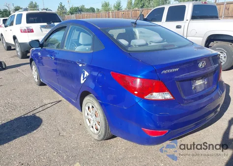 2012 Hyundai Accent Gls from USA, damaged, VIN KMHCT4AE1CU131548